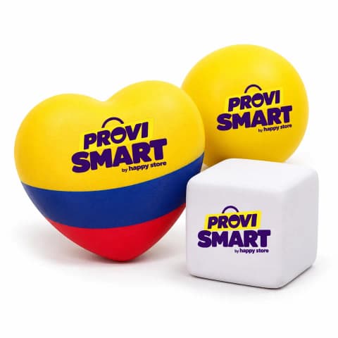 Figuras antiestrés promocionales con logo
